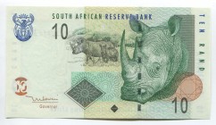 South Africa 10 Rand 2005
P# 128a; № FD 1230444 A; UNC; Sign. Mboweni