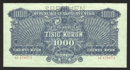 Czechoslovakia 1000 Korun 1944
P# 50s; UNC