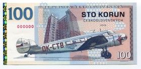 Czechoslovakia 100 Korun 2019 Specimen "Jan Antonín Baťa" # 000000
Fantasy Banknote; Limited Edition; Made by Matej Gábriš; BUNC