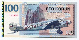 Czechoslovakia 100 Korun 2019 Specimen "Jan Antonín Baťa" # 123456
Fantasy Banknote; Limited Edition; Made by Matej Gábriš; BUNC