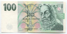 Czech Republic 100 Korun 1997
P# 18d; № F79 125274; UNC