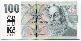 Czech Republic 100 Korun 2018 Commemorative
P# New; № M23 001027; UNC; "Karel IV"