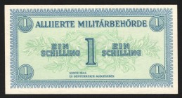 Austria Allied Occupation 1 Schilling 1944
P# 103; UNC