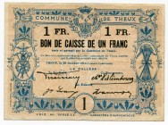 Belgium 1 Franc 1914 Commune De Theux
№ 31073