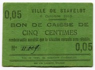 Belgium 5 Centimes 1915 Commune De Stavelot
№ 11009