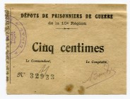 France Côtes-du-Nord 5 Centimes 1914 -18 Prisonniers de Guerre
№ 32933; VF