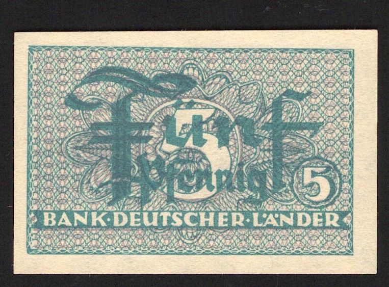 Germany - FRG 5 Pfennig 1948
P# 11; UNC