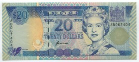 Fiji 20 Dollars 1996
P# 99b; № AB067404; UNC