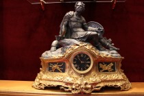 Gilt Bronze Clock Named as Warrior
Gilt bronze clock / Named as warrior / 1870 / France / 49x55x19 cm