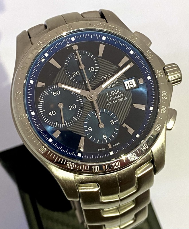 Tag Heuer Link Automatic Chrono Blue Dial
Brand: TAG Heuer / Model: Link / Code...