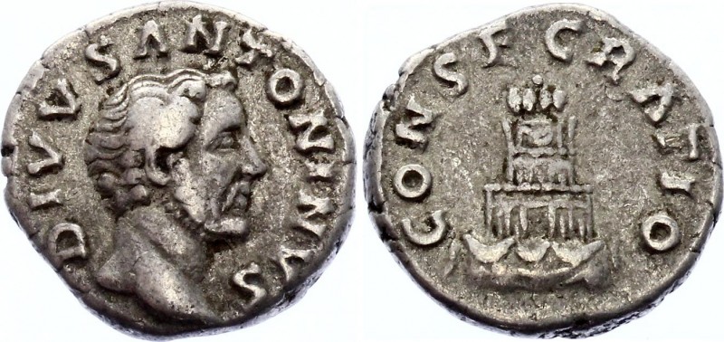 Roman Empire Denarius 161 AD
RIC 438 (Marcus Aurelius), BMC 60 (Marcus Aurelius...