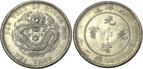 China Chihli 1 Dollar 1908
Y# 73.2; Silver 26,66g.; light Mint luster