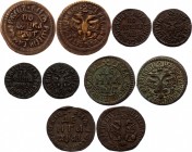 Russia Polushka 1703 R2
Bit# 1571 R2; 15 Roubles by Ilyin; Copper 2,08 g.; ЦАРЬ И ВЕЛИКИЙ КНЯЗЬ; Plain edge; Coin from an old collection; Natural pat...