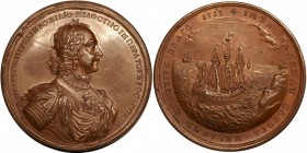 Russia Bronze Medal 1713 by O.Kalashnikov
Diakov# 433, Bronze, 119,27g. 68,25mm. UNC.