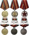 Russia - USSR Full Set of 3 Medals "For Impeccable Service"
For Impeccable Service - 10, 15 & 20 Years; Медаль «За безупречную службу» - 10, 15, 20 Л...