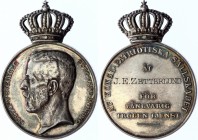 Sweden Silver Medal For Prolonged Faithful Service
Silver 37.62g; AUNC, nice patina.