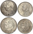 Czechoslovakia 50-100 Korun 1949
Silver, UNC, nice patina.