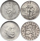 Czechoslovakia 10 & 50 Korun 1954 & 1974
Silver; Various Motives