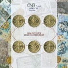 Czech Republic Set of 6 New Commemorative 20 Koruna 2018 - 2019
20 Korun 2018-2019; T.G. Masaryk, M.R. Štefánik, Edvard Beneš, V. Pospíšil, A. Rašín,...