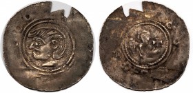 Austria Styria Pfennig 1306-1330
Friedrich IV. Silver, 0.59g.