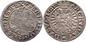 Austria 3 Kreuzer 1630
KM# 114; Silver 1.39g.; Ferdinand II; Mint: Breslau; VF
