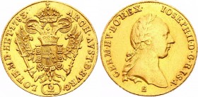 Austria 2 Ducat 1783 E - Karlsburg
KM# 1876; Gold (.986) 6.9g 24mm; Joseph II