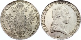Austria Thaler 1819 A - Wien (+VIDEO)
KM# 2162; Francis I of Austria. Silver, AUNC-, mint luster remains.