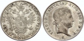 Austria 20 Kreuzer 1845 C - Prague
KM# 2208; Ferdinand I. Silver, XF.