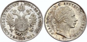 Austria 20 Kreuzer 1852 B (+VIDEO)
KM# 2211; Ferdinand I. Silver, UNC with full mint luster. Kabinet coin.