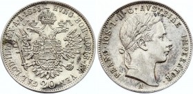 Austria 20 Kreuzer 1853 A - Wien (+VIDEO)
KM# 2211; Ferdinand I. Silver, UNC.