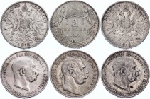 Austria-Hungary 3 x 2 Korona / Corona 1912
Silver; Franz Joseph I