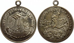 Hungary Medal "St. Georgius Equitum Patronus / Intempestate Securitas"
3.87g 25mm