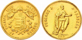 Hungary 1 Ducat 1868 GYF
KM# 448; Gold (.986) 3.49g 19.8mm; Franz Josef I