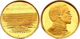 German States Bavaria Medal "Schloss Herrenchiemsee" ND
Gold 3.46g.; Proof