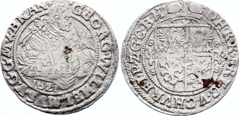 German States Brandenburg-Prussia 1 Ort 1621
KM# 86.3; Silver; Georg Wilhelm