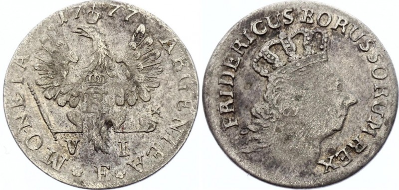 German States Brandenburg-Prussia 6 Groscher 1777 E Königsberg
Friedrich II., d...