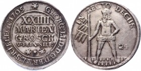 German States Brunswick-Luneburg-Calenberg-Hannover 24 Mariengroschen 1705 ***
KM# 15; Silver 13,07g.; George Ludwig ; XF