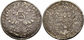 German States Hanau Munzenberg Thaler 1623
Dav# 6686; KM# 52.1. Catharina Belgica, Regent, 1612-1626 and son Philipp Moritz, 1612-1626. Taler, 1623. ...