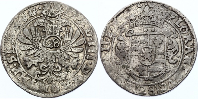 German States Oldenburg Gulden (28 Stüber) 1607 -67
Dav. #713; Bendig 18; Anton...