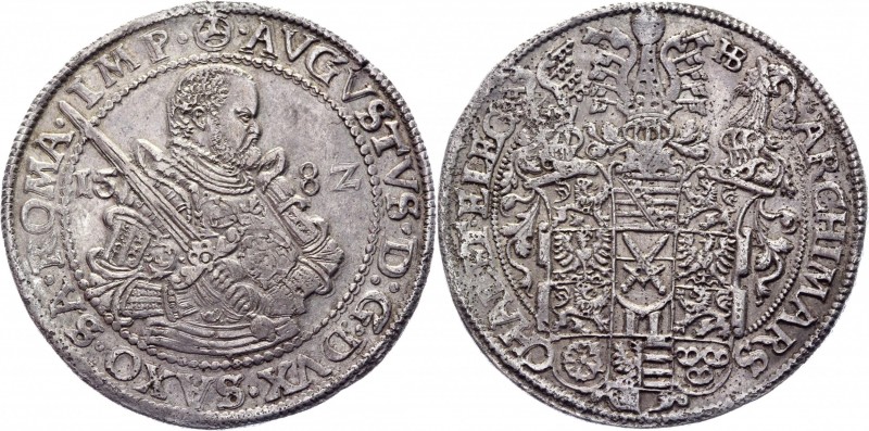 German States Saxony 1 Reichstaler 1582 HB
Davenport# 9798; Silver 27,70g.; Aug...