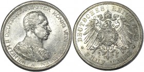 Germany - Empire Prussia 5 Mark 1913 A
КМ# 536; Silver 27,78g.; Mint luster