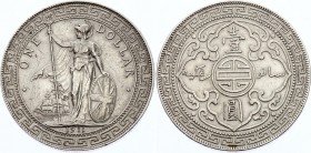 Great Britain 1 Trade Dollar 1911 B
KM# T5; Silver; "British Trade Dollar"; XF