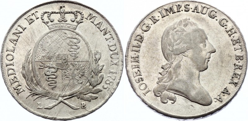 Italian States Milan 1 Scudo 1785 LB
Joseph II (1780-1790) Emperor and Duke of ...