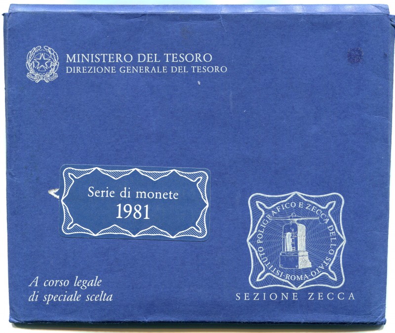 Italy Lot of 2 Annual Mint Sets 1981 - 1987
With Silver; In Original Packages