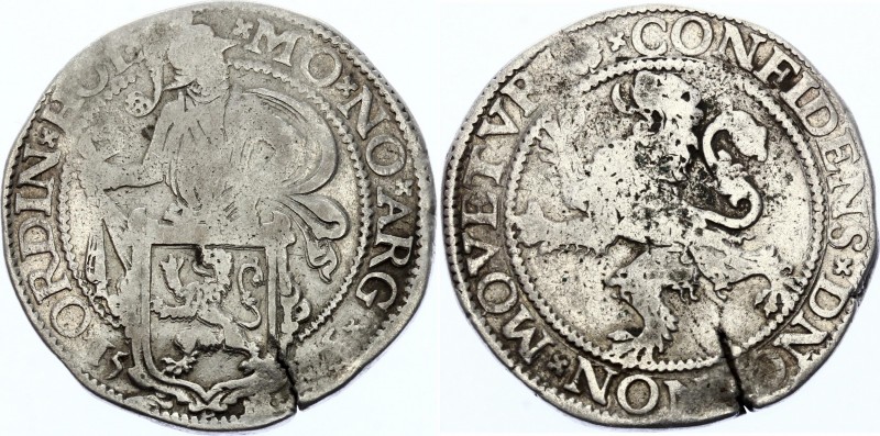 Netherlands Holland Lion Daalder 1575
Delmonte 829; Silver; F