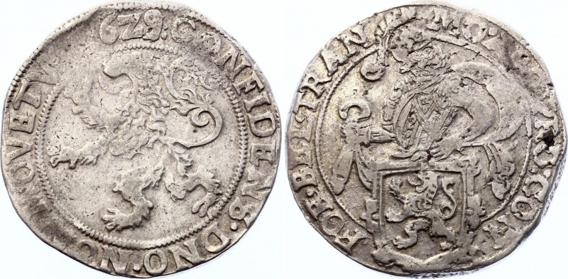 Netherlands Overijssel 1/2 Rijksdaalder 1629 /8
KM# 11.1; Silver; VF