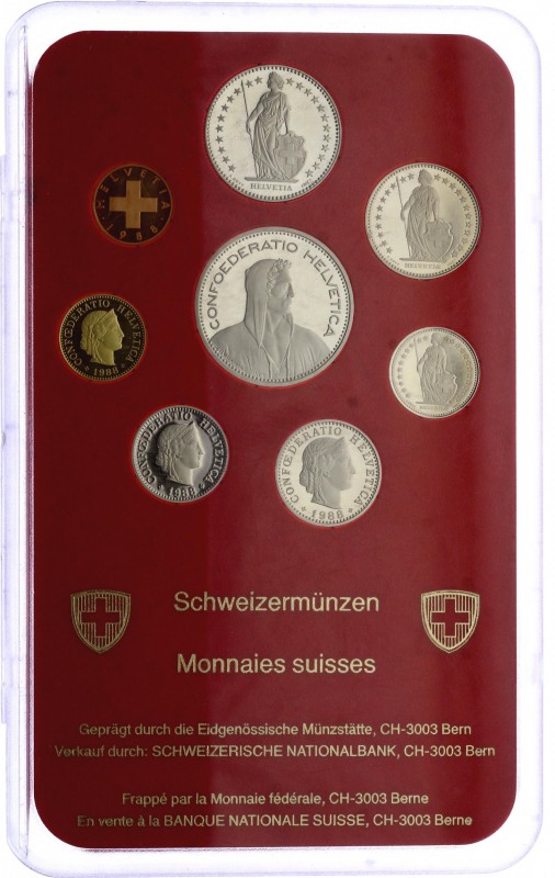 Switzerland Proof Set 1988
Not common.