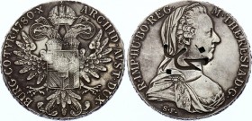 Saudi Arabia Nejd Counterstamp on an Austria Maria Theresa Thaler 1780 (1910-1920) Very Rare!
Silver; XF