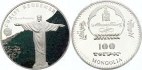 Mongolia 100 Tugrik 2007
Copper-Nickel Silver Plated; World Wonders - Taj Mahal