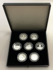 Ivory Coast Full Set of 7 Coins 2008 "Seven Ancient World Wonders"
500 Franc 2008; Proof Silver Coins; Joint Issue With German Firm BTN; Limited Edit...